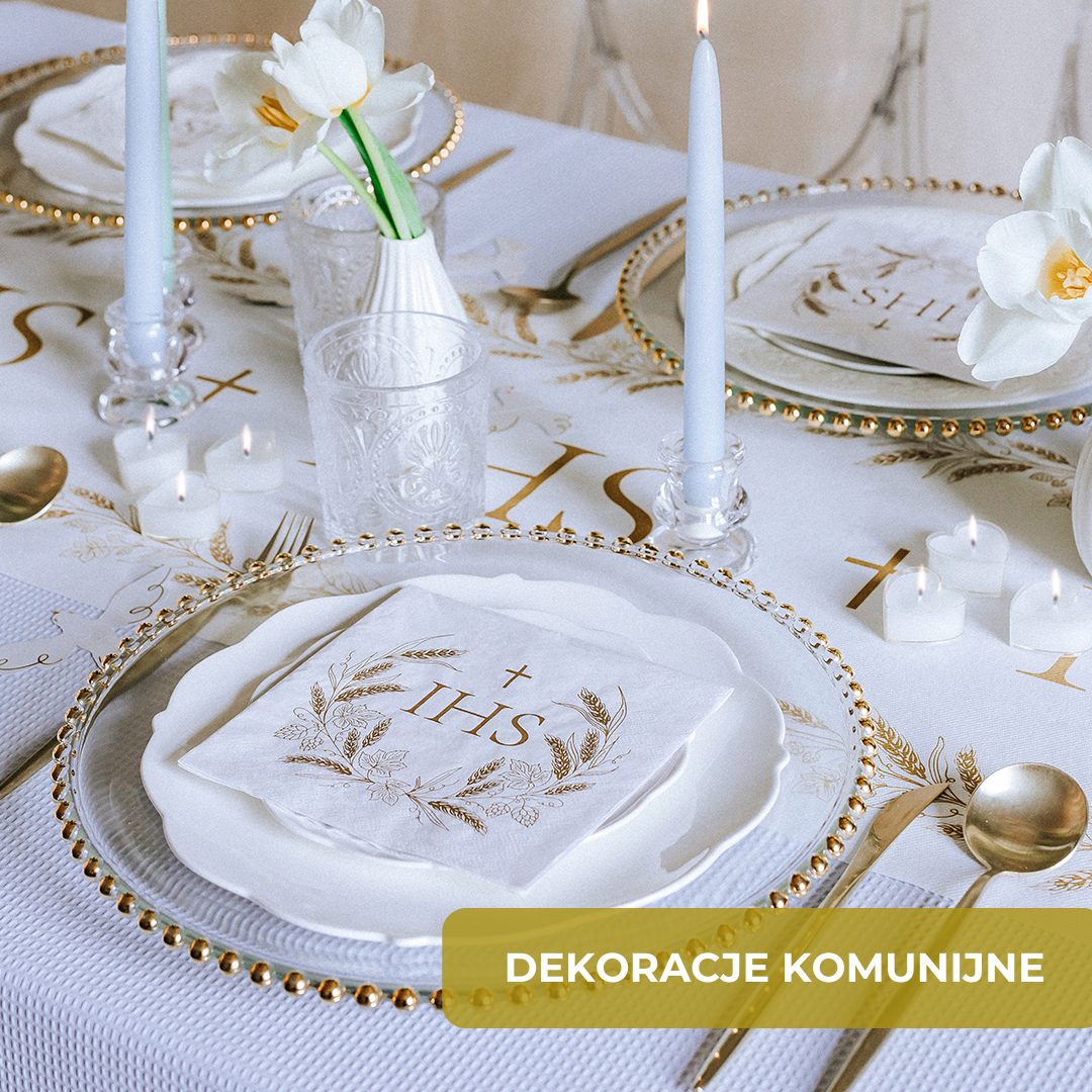 Dekoracje na Komunię