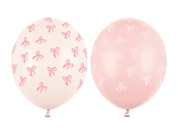 Balony 30 cm, Kokardki, 6szt