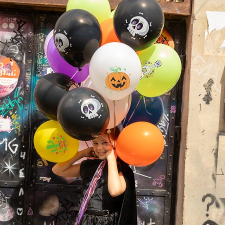 Balony Halloween Oczy 12cali 6 szt