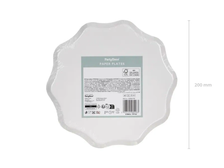 Talerzyki Kwiaty, 20 cm