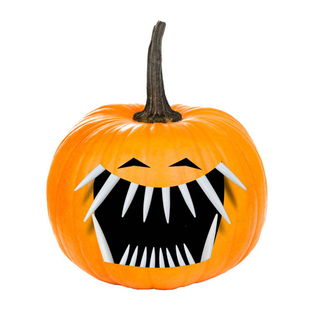 Halloweenowe zęby do dyni (18 szt.)