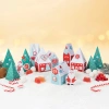 Kalendarz adwentowy Domki Boże Narodzenie DIY 24szt.