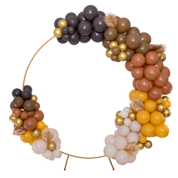 Stojak do balonów okrągły złoty 200cm