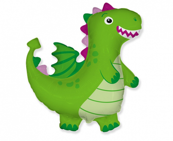 Balon foliowy 31 cale FX - Smok (zielony)