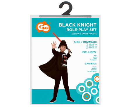 Zestaw Czarny Rycerz , rozm. 110/120