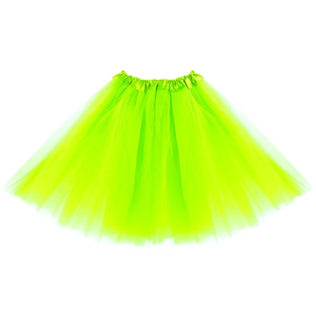Spódniczka tiulowa limonkowa 40cm