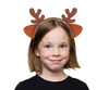 Opaska Renifera z uszami, brązowa