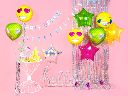 Czapeczki, opalizujący, 16cm