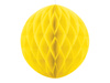 Kula bibułowa, żółty, 20cm