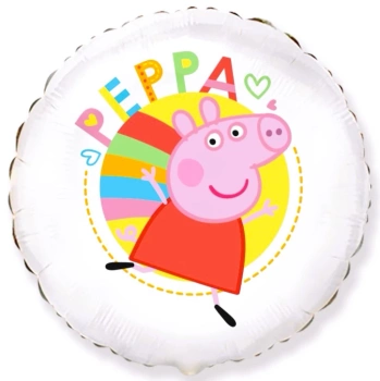 Balon foliowy 18" FX - Peppa White