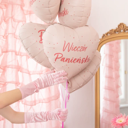 Balon foliowy Serce Wieczór Panieński 18"