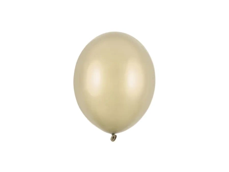Balony Strong 12 cm, Metallic Cold Gold