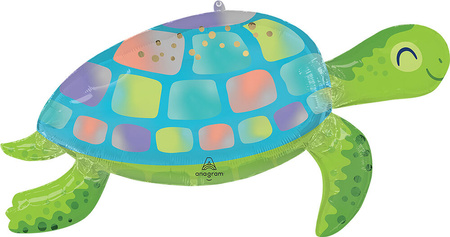 Balon foliowy Anagram 38" Under the Sea Turtle