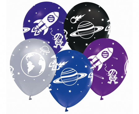 Balony Kosmos, 12"/ 5 szt.