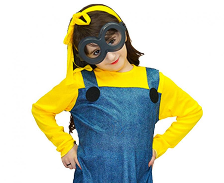 Zestaw dla dzieci Żółty Ludzik dziewczynka, rozm. 110/120 cm