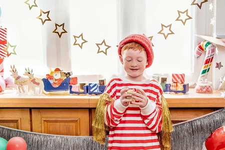 Balon foliowy Cukrowa Laska, 18.5x35 cm, mix (5 sztuk)