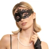 Maska karnawałowa z ornamentami czarna