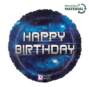 Balon foliowy Grabo 18'', Birthday Galaxy