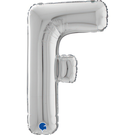 Balon Grabo 26'' Litera F srebrna , 66cm