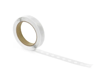Kropki klejowe dwustronne, 12mm, bezbarwny