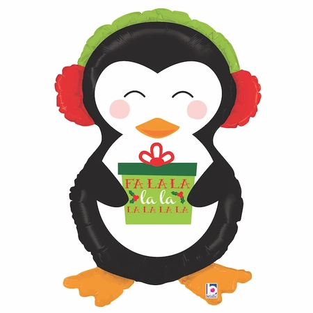 Balon foliowy Holiday Penguin 34" - 86 cm