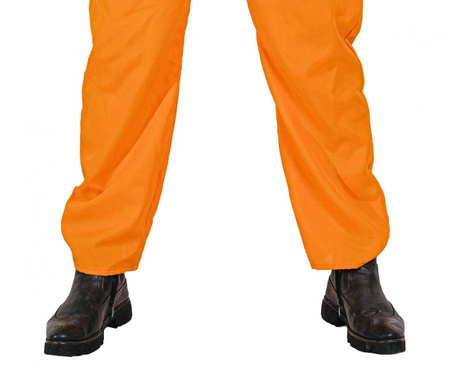 Kombinezon dla dorosłych Więzień, pomarańczowy, rozm. M