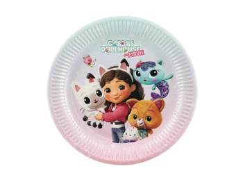 Talerzyki Koci Domek Gabi, mix, 23 cm