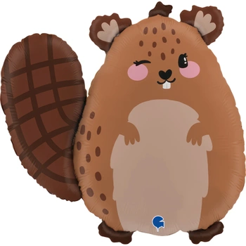 Balon Grabo Bóbr Woodland Zwierzątko Leśne 21" - 53 cm