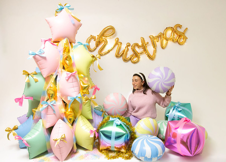 Balon Grabo 18'' Gwiazda Matte Pink ( różowy matowy)