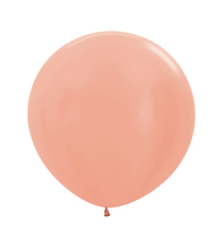 Balony Metallic Rose Gold 24", 1 szt