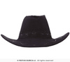 Kapelusz kowbojski zamszowy, czarny
