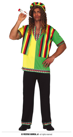 Strój męski Rasta, rozmiar L
