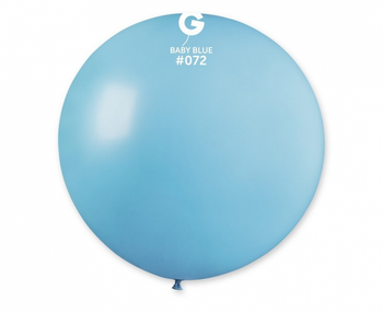 Balon G30 pastel kula 0.80m - jasnoniebieska 72 (macaron)