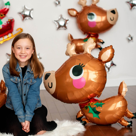 Balon foliowy 29" - Adorable Reindeer