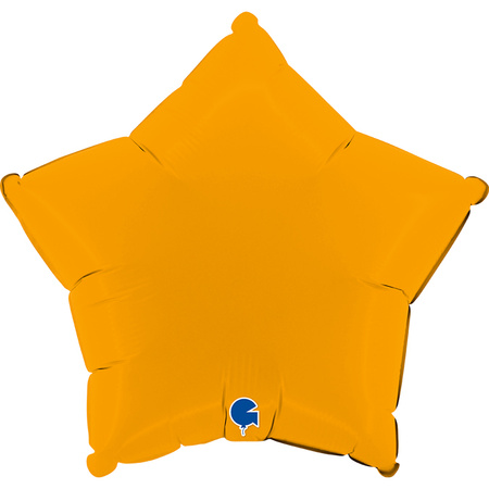 Balon Grabo 18'' Gwiazda matowa musztardowa