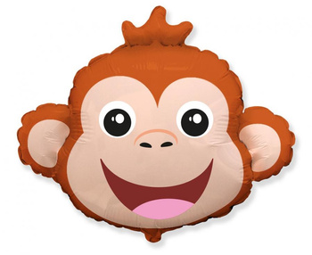 Balon foliowy 24" FX - Małpka (głowa)