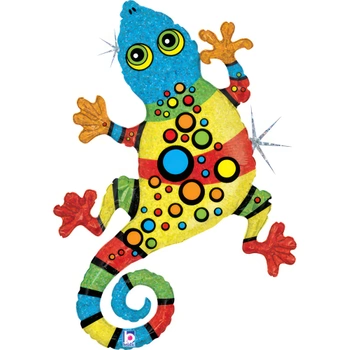 Balon Grabo Gekon Holograficzny 39" - 99 cm