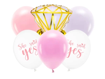 Zestaw balonów Pierścionek, mix