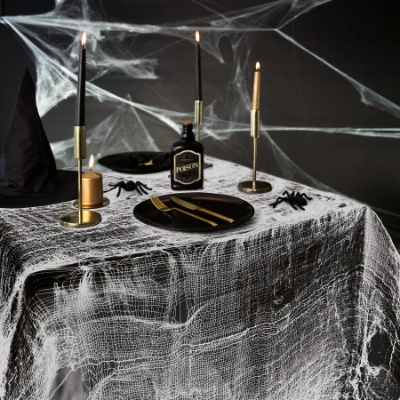 Dekoracja Halloween biała 76x300cm