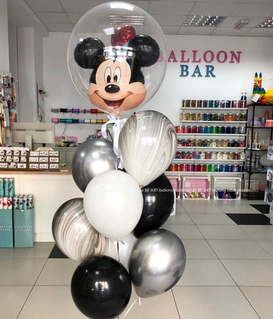 Balon 12", Chrom Srebrny, 1 szt