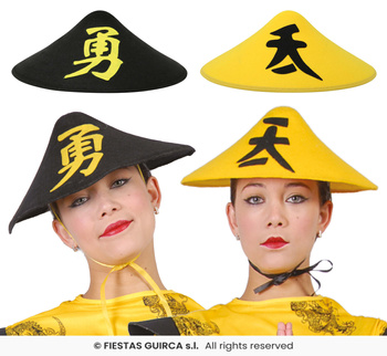 Kapelusz tradycyjny chiński , mix kolorów