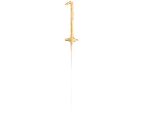 Złota cyfra 1 (zimny ogień)