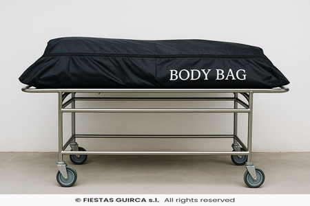 Dekoracja na Halloween "Torba na zwłoki"