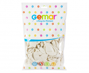 Balony GM110 metal 12" - perłowo-białe 29/ 100 szt.