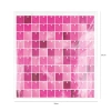 Panel cekinowy kwadraty różowy 30x30cm