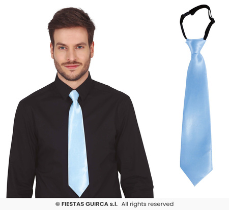 Delikatnie niebieski Krawat, 45cm