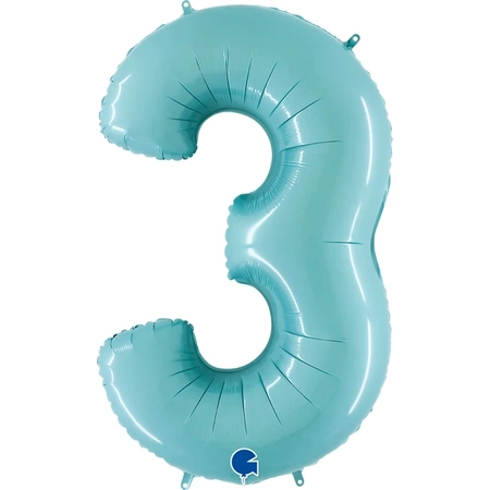 Balon foliowy Grabo Pastel Blue 3 - 26"/66cm