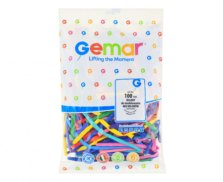 Balon D4 - Rurki włoskie Animator Mix / 100 szt.