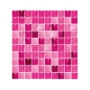 Panel cekinowy kwadraty różowy 30x30cm