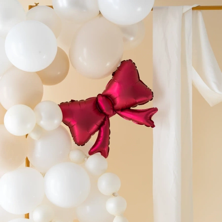 Balon foliowy Kokardki czerwone , 3 szt.